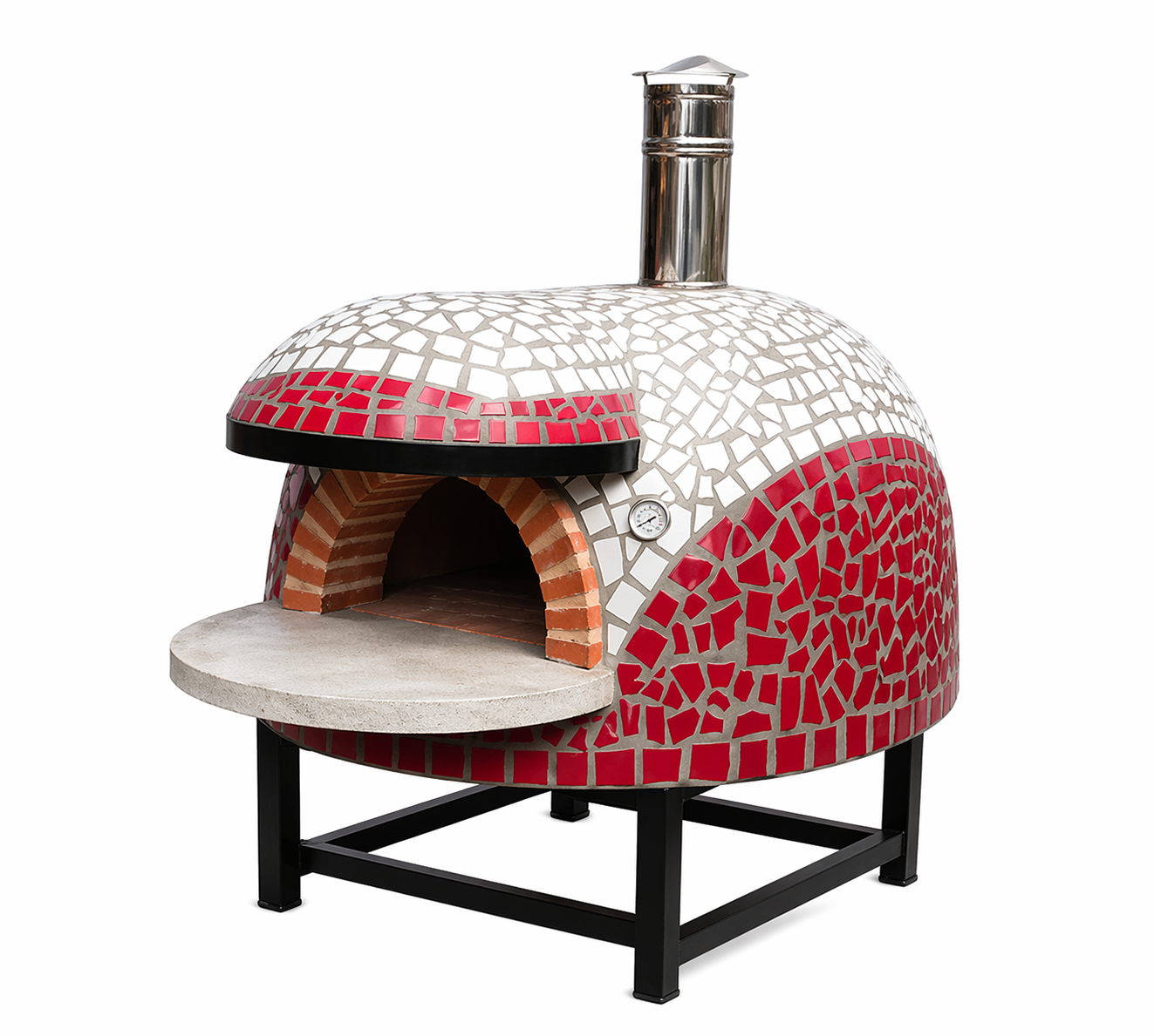 Weiss_Rot-Pizzaofen-Weisser-Hintergrund-